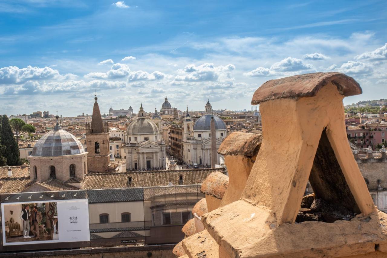 Roof Top Magic Piazza Del Popolo Rom Eksteriør billede